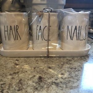 Rae Dunn Hair Face Nails Set